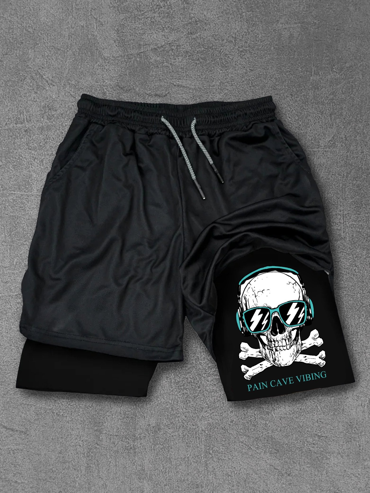 Pain Cave Vibing Performance Training Shorts