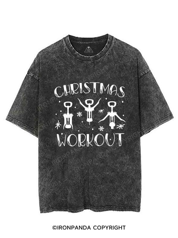 Christmas Workout VINTAGE GYM SHIRT