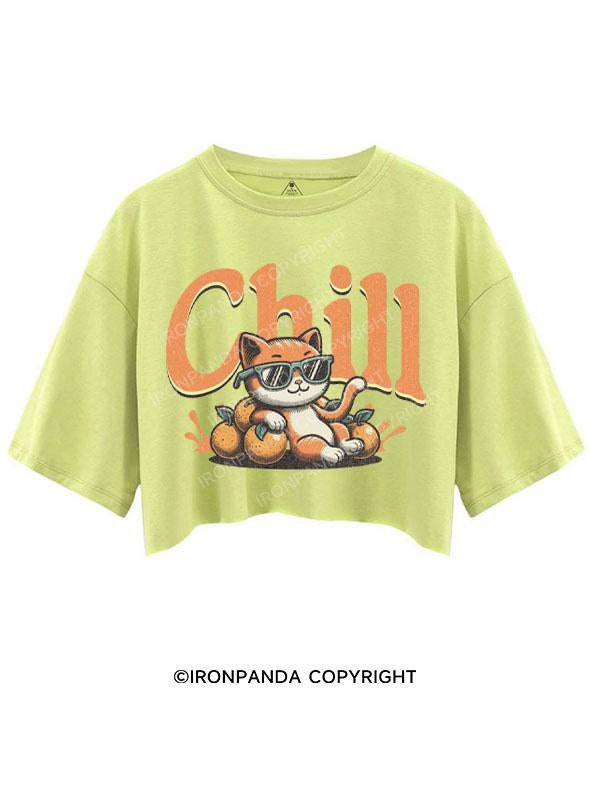 CHILL KITTEN CROP TOPS