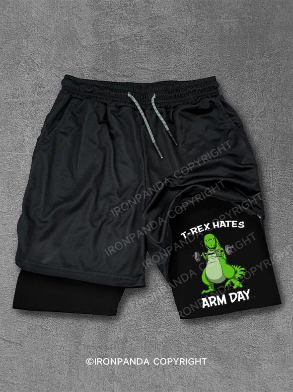 T-Rex Hates Arm Day Performance Training Shorts