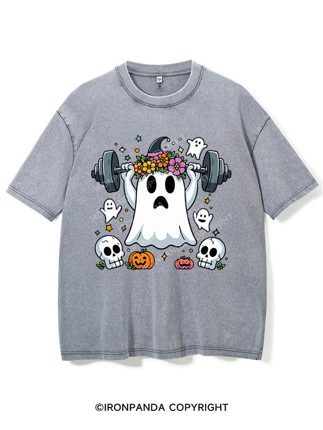 GHOST GETTING RIPPED VINTAGE GYM SHIRT