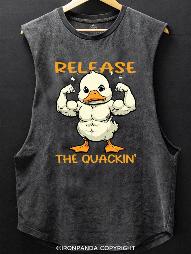 release the quackin' SCOOP BOTTOM COTTON TANK