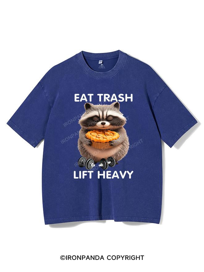 EAT TRASH LIFT HEAVY VINTAGE GYM SHIRT