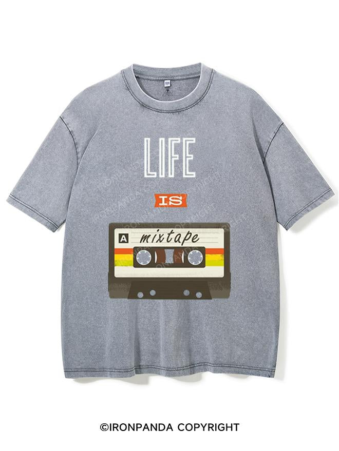 LIFE IS A MIXTAPE VINTAGE GYM SHIRT