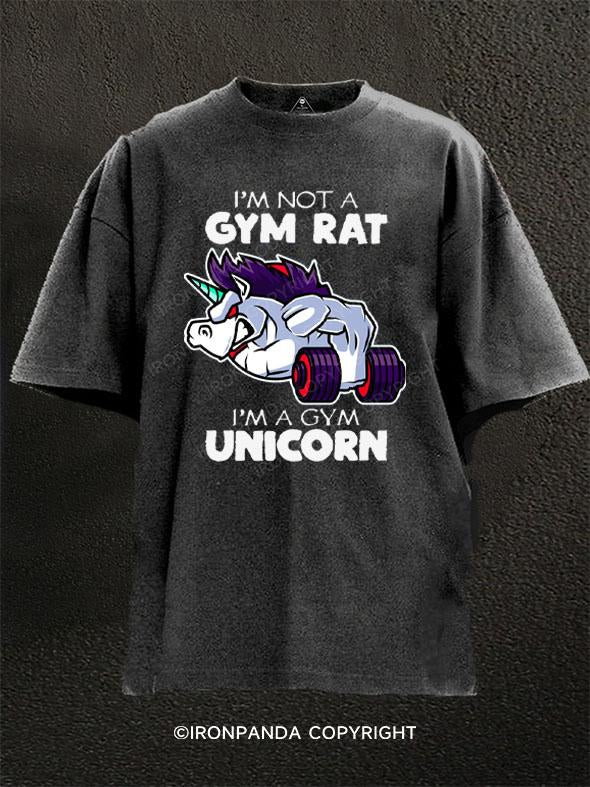 I'M A Gym Unicorn Washed Gym Shirt