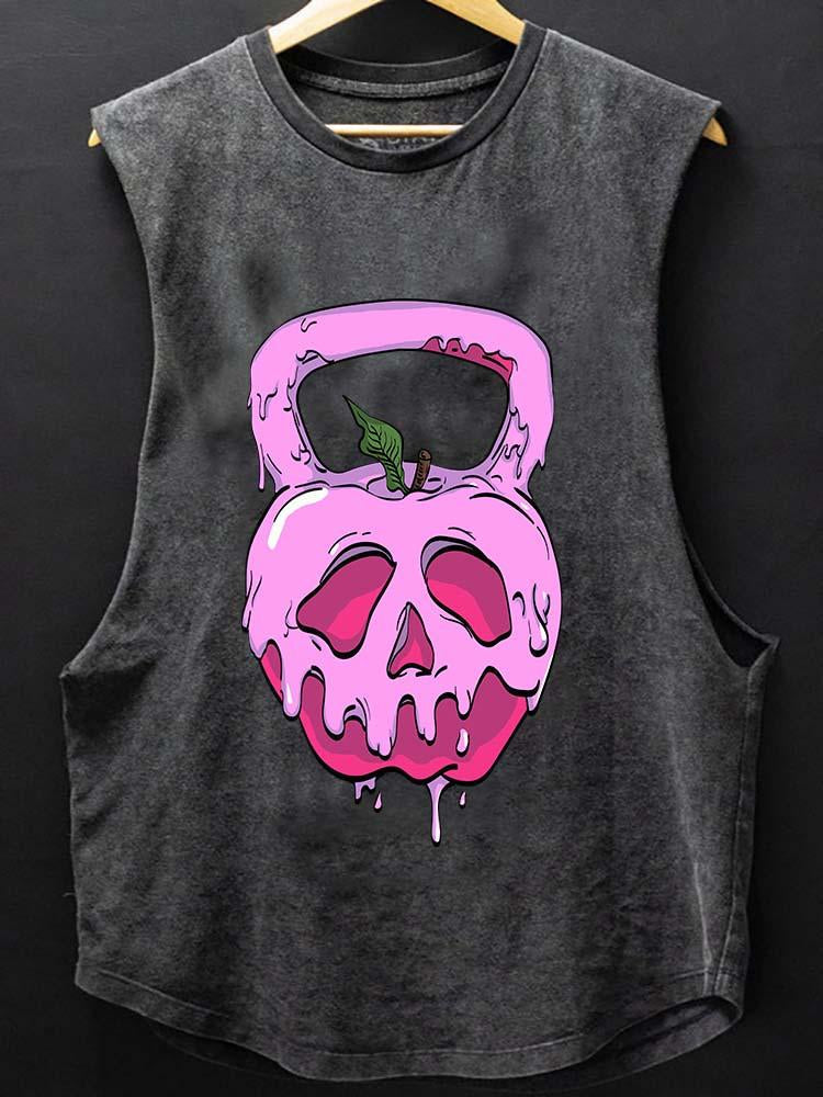 APPLE KETTLEBELL SCOOP BOTTOM COTTON TANK