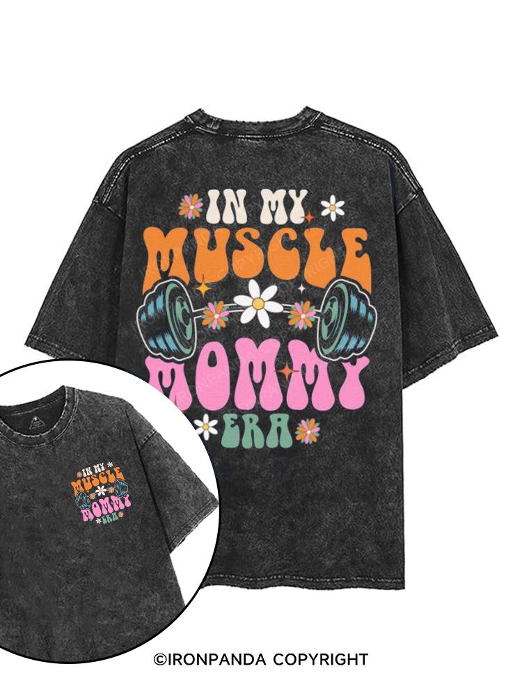 Muscle Mommy printed Gym Shirt