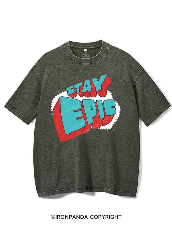 STAY EPIC VINTAGE GYM SHIRT