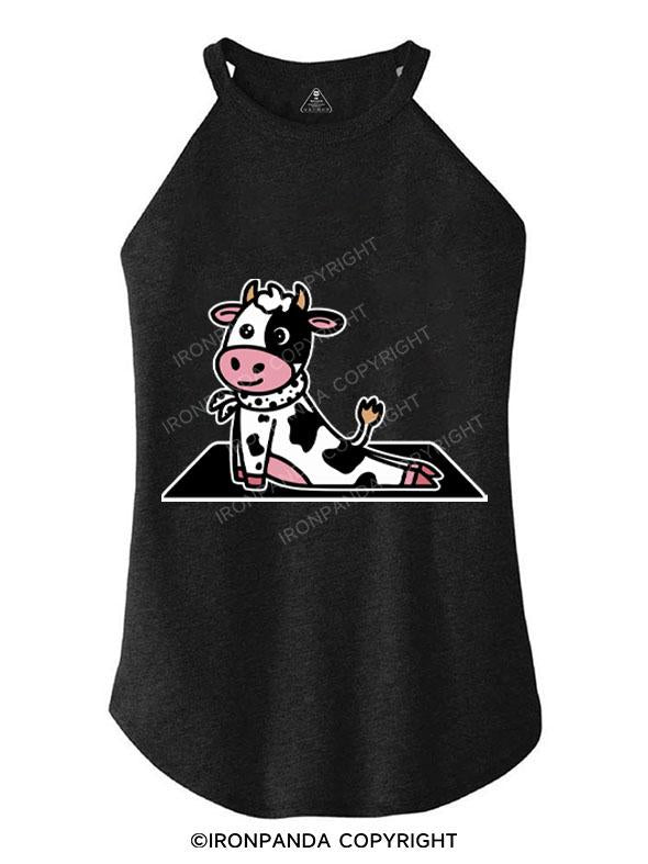 MOOVING WITH THE FLOW TRI ROCKER COTTON TANK