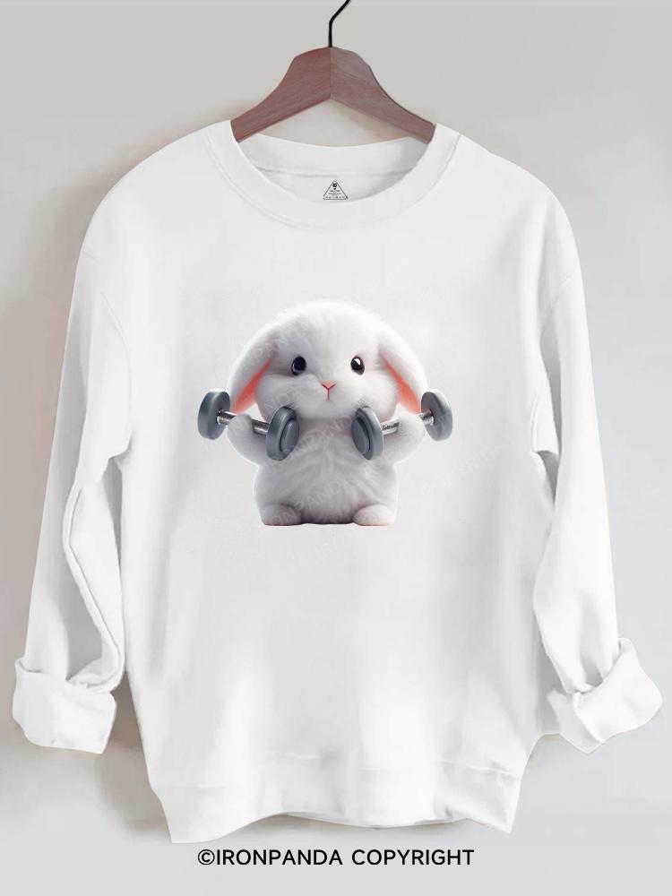 weightlifting rabbit Gym Sweatshirt