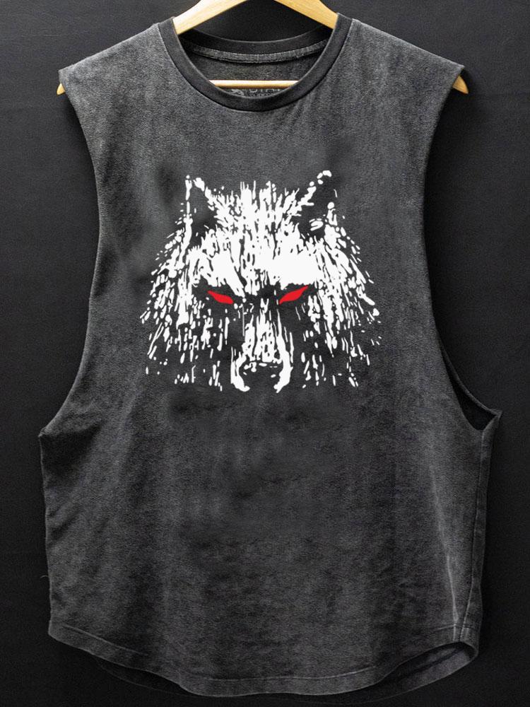 wolf SCOOP BOTTOM COTTON TANK