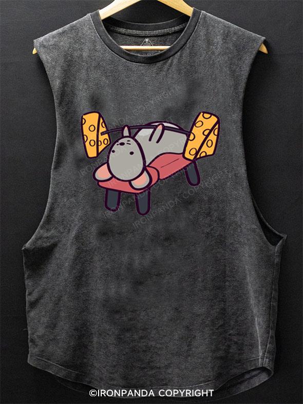 Rat Bench Press SCOOP BOTTOM COTTON TANK