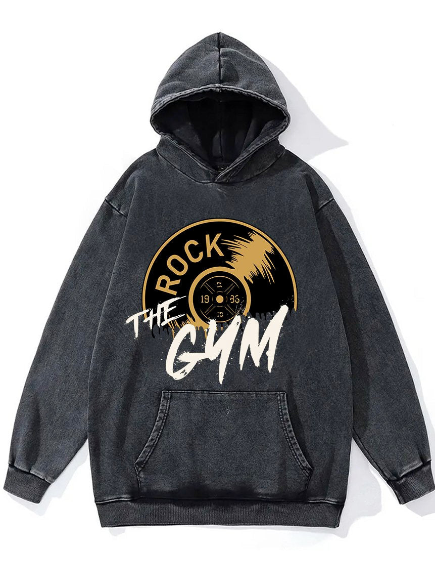 Rock the Gym Washed Gym Hoodie