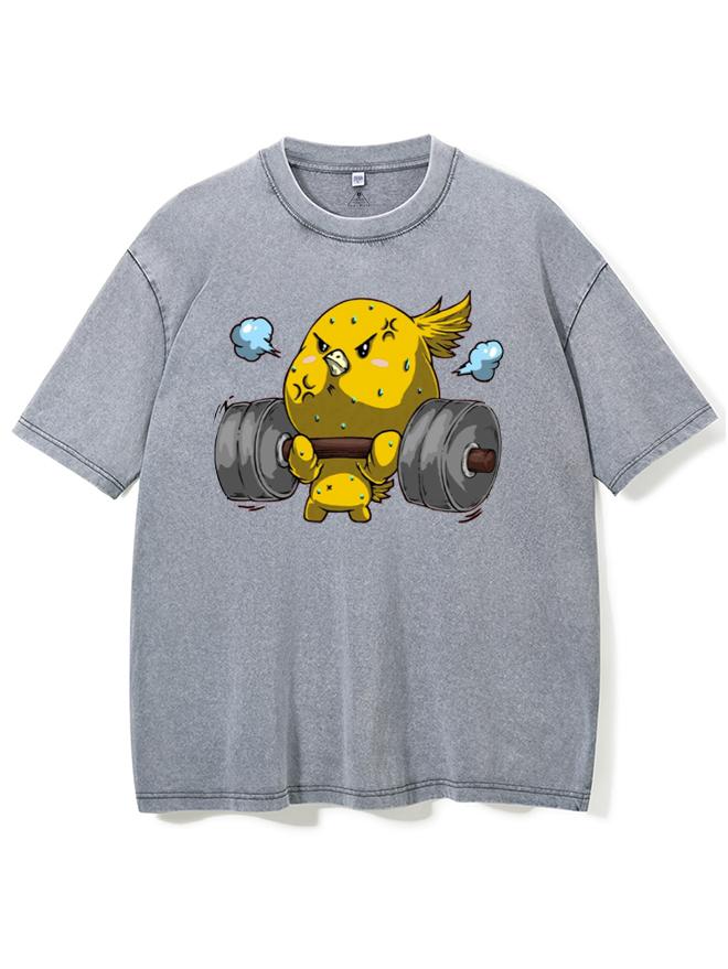 buff Power Washed Gym Shirt