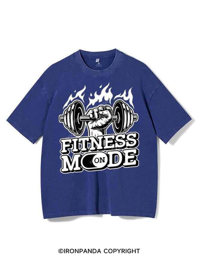 TURN ON FITNESS MODE VINTAGE GYM SHIRT