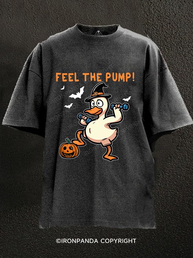 feel the pump! Washed Gym Shirt