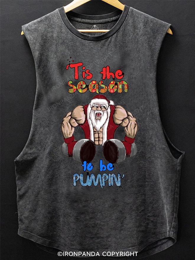 Santa Claus GYM SCOOP BOTTOM COTTON TANK