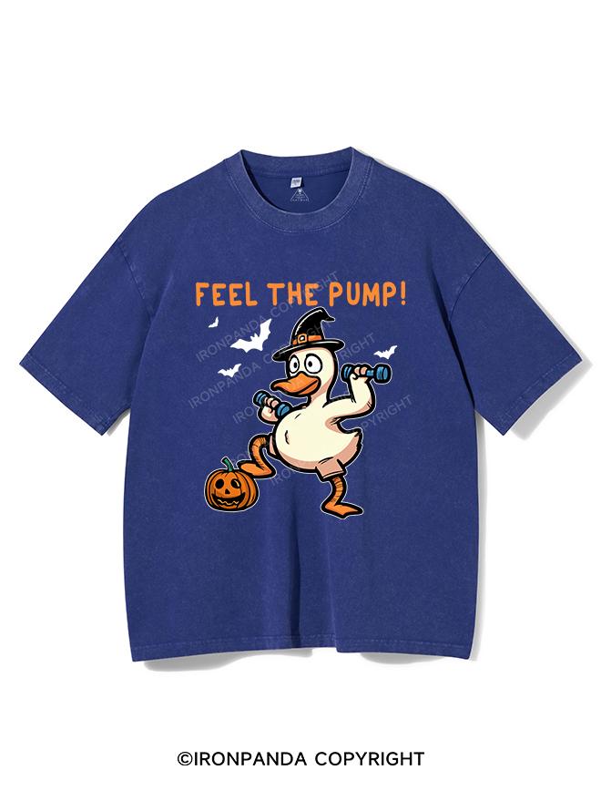 FEEL THE PUMP VINTAGE GYM SHIRT