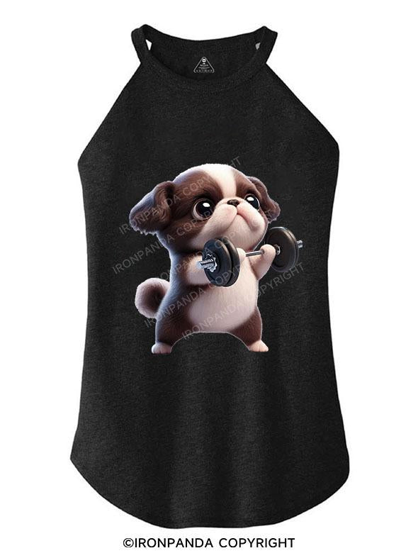 BULLDOG FLEX TRI ROCKER COTTON TANK