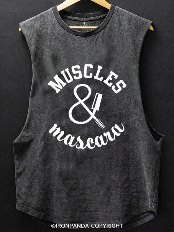 MUSCLES&MASCARA SCOOP BOTTOM COTTON TANK