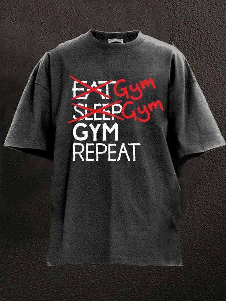 GYM REPEAT Washed Gym Shirt