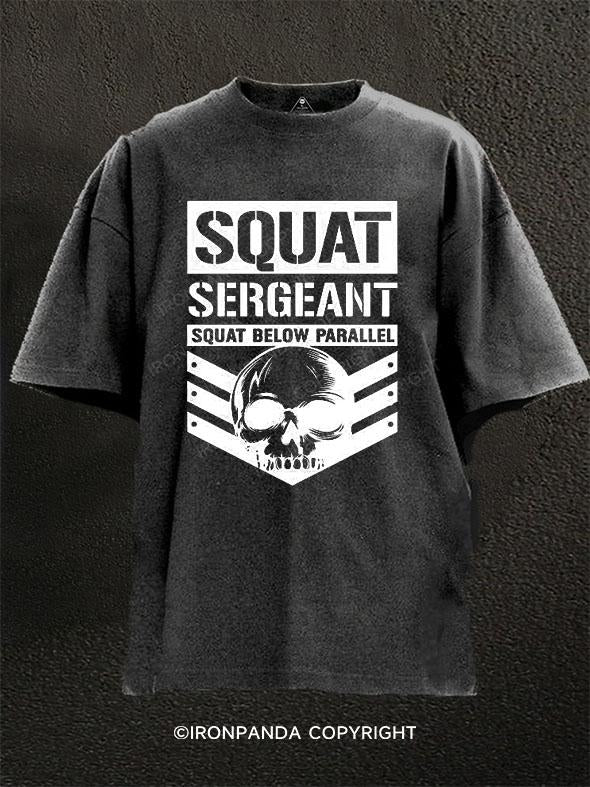 Squat Sergeant Washed Gym Shirt