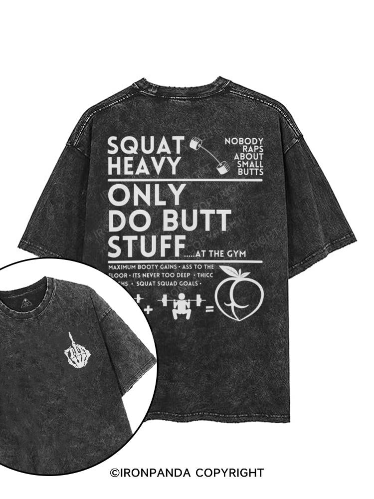 Squat Heavy printed Gym Shirt