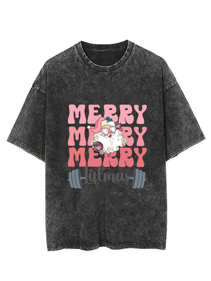 Merry Liftmas Vintage Gym Shirt