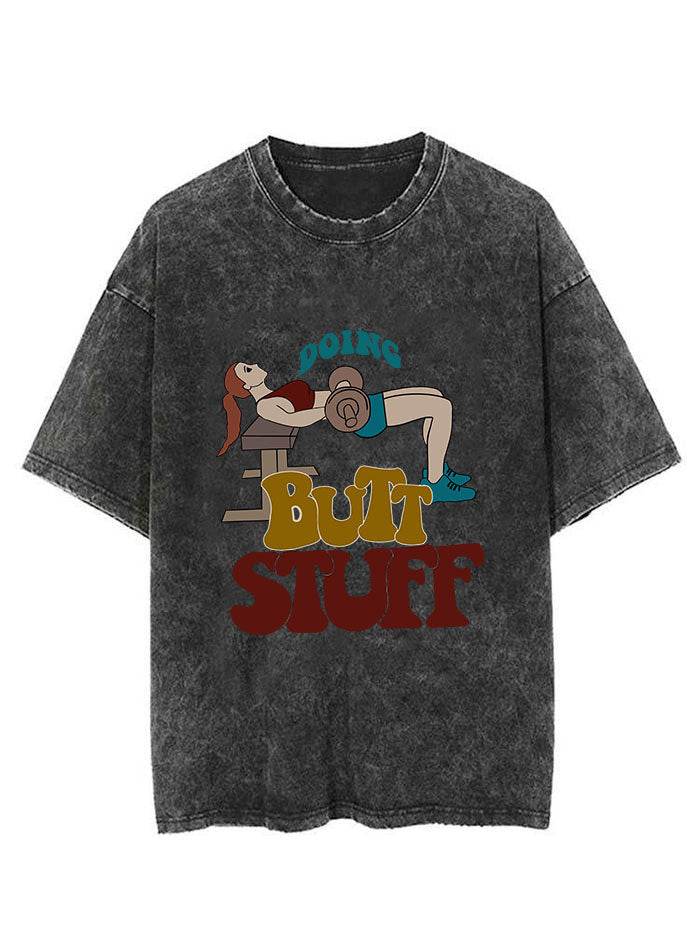 Doing butt stuff Vintage Gym Shirt