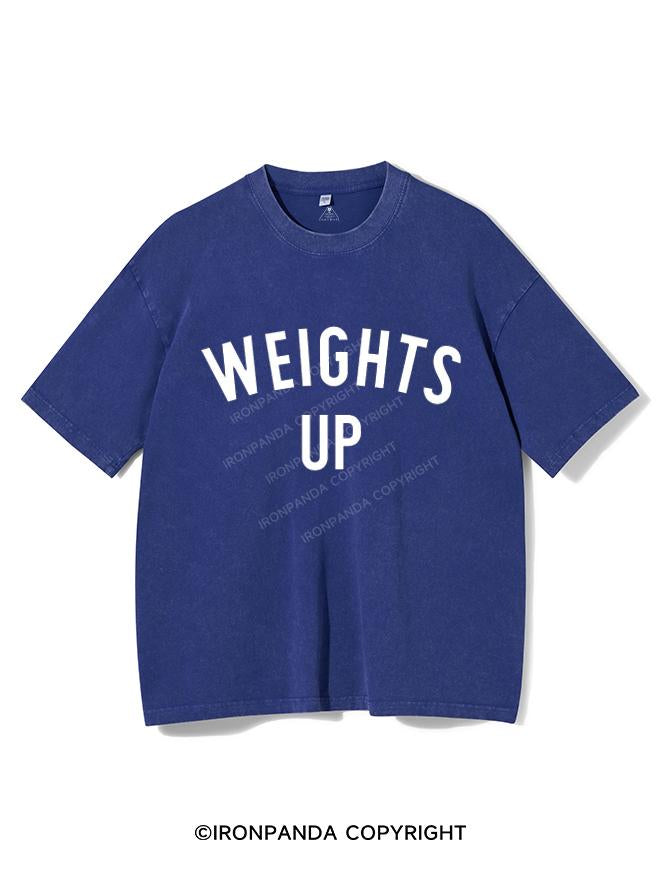 WEIGHTS UP VINTAGE GYM SHIRT