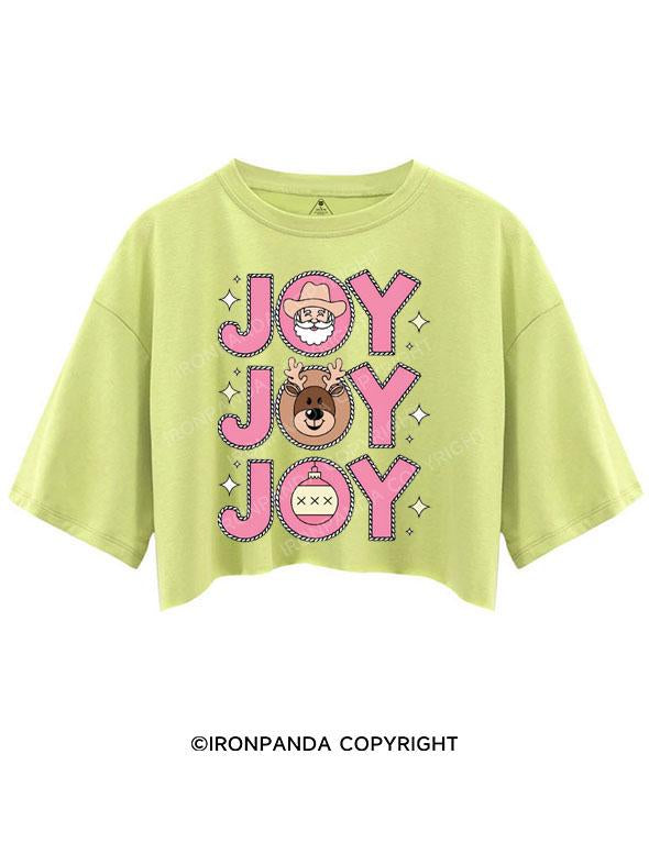 JOY JOY JOY CROP TOPS