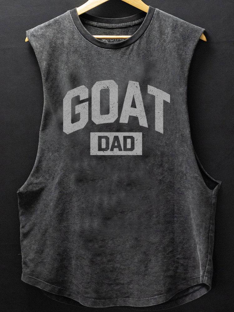 goat dad SCOOP BOTTOM COTTON TANK