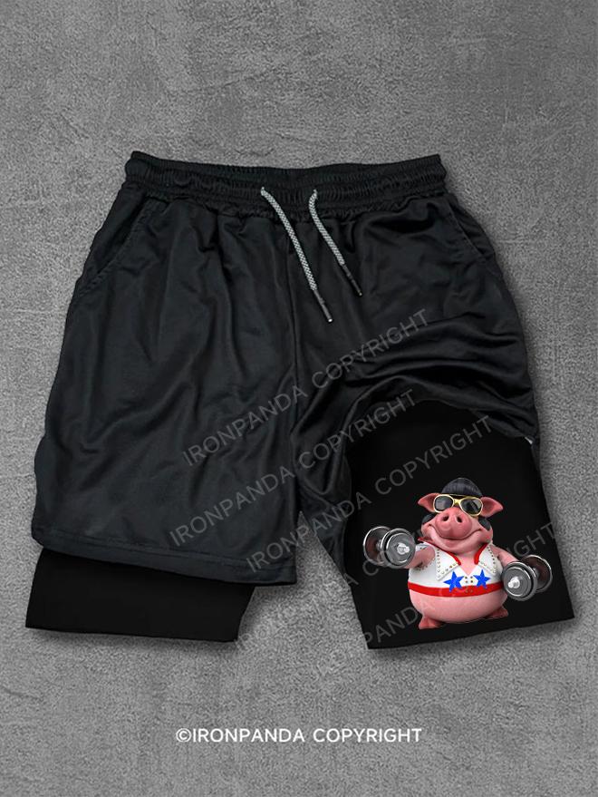 pig workout Performance Training Shorts