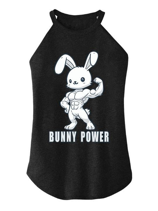 Bunny power TRI ROCKER COTTON TANK