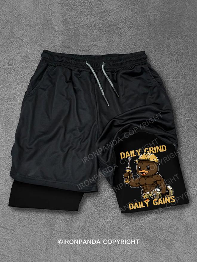 Daily Grind, Daily Gains Performance Training Shorts