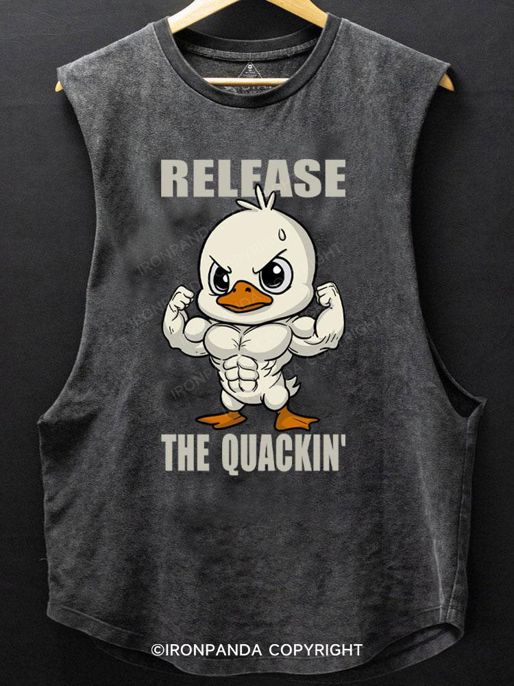 release the quackin' SCOOP BOTTOM COTTON TANK