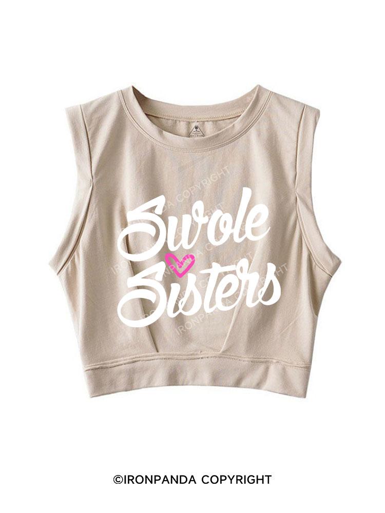 Swole Sisters SLEEVELESS CROP TOPS