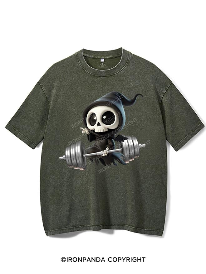 DEADLIFT WITH DEATH VINTAGE GYM SHIRT