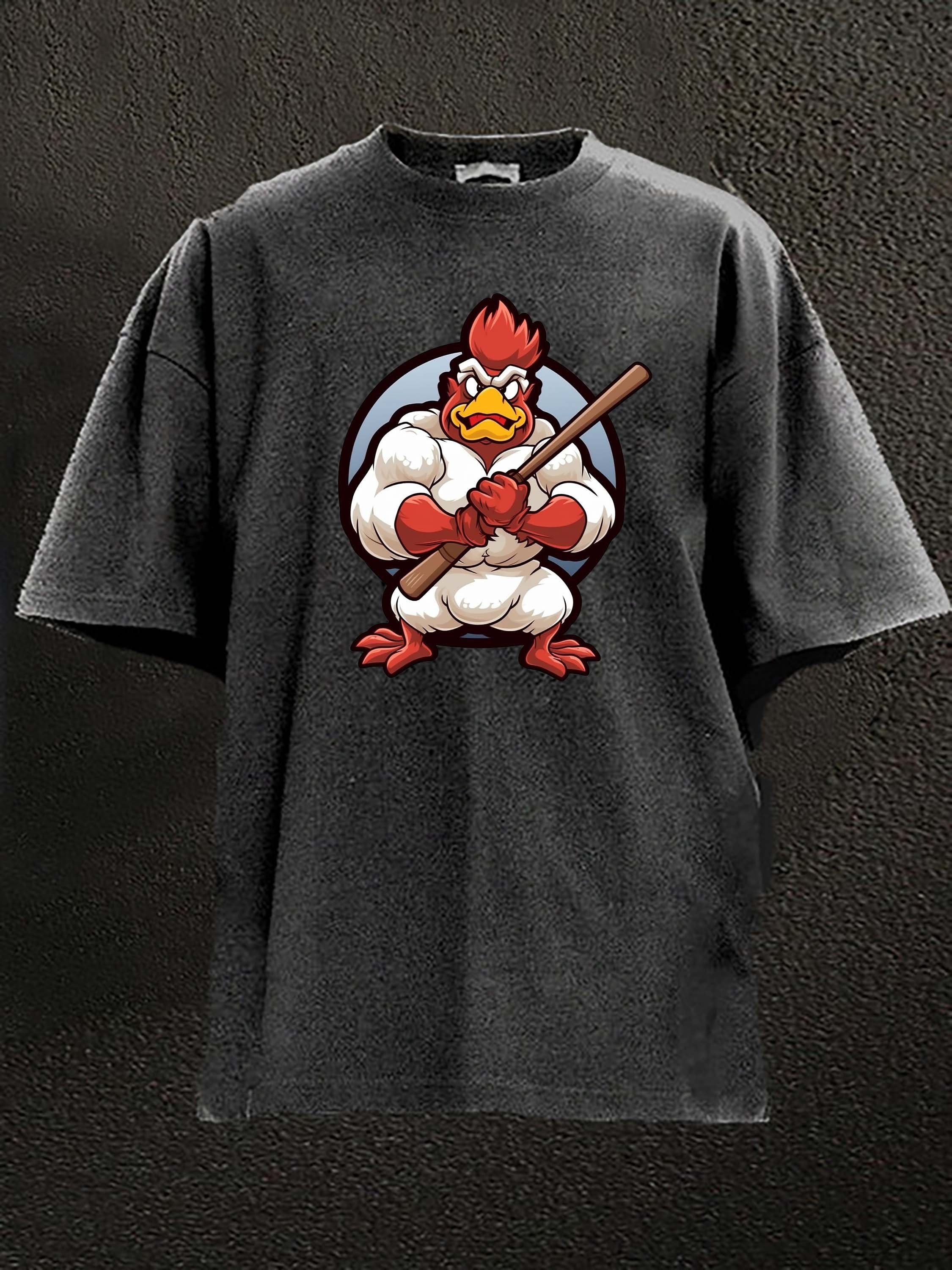 GYM ROOSTER WASHED GYM SHIRT
