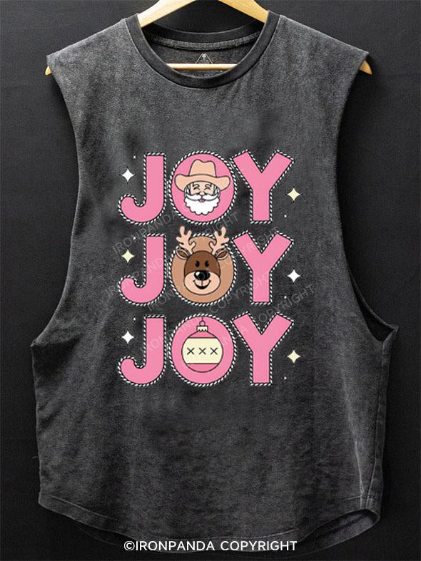 JOY JOY JOY SCOOP BOTTOM COTTON TANK