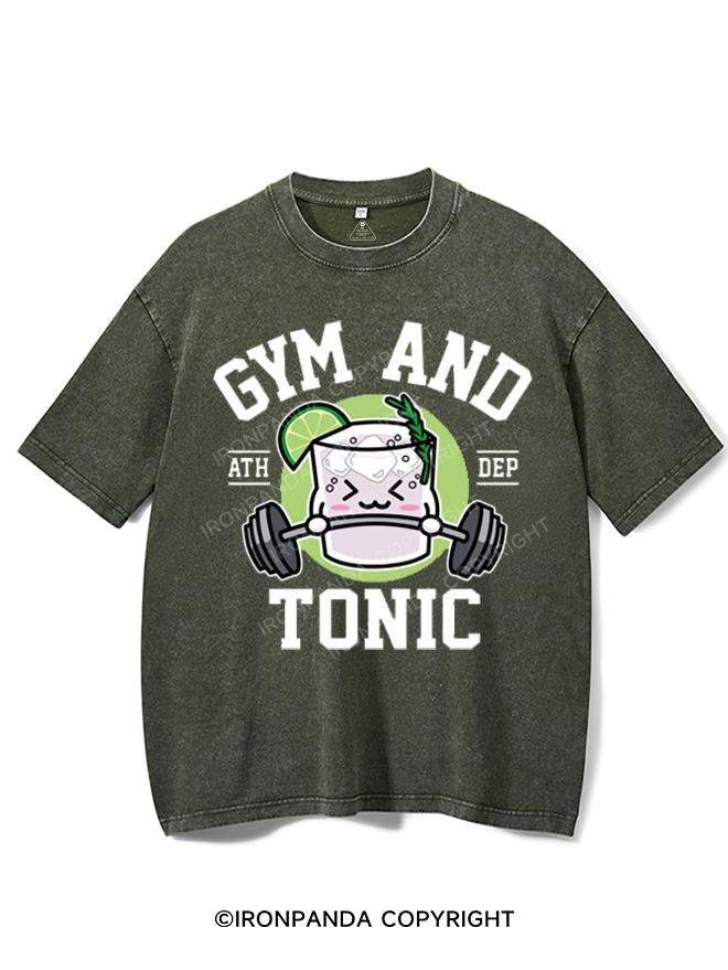 GYM AND TONIC VINTAGE GYM SHIRT