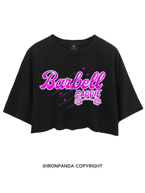 BARBELL BADDIE CROP TOPS