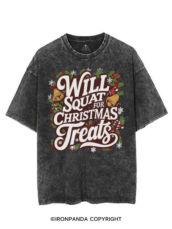 WILL SQUAT FOR CHRISTMAS TREATS VINTAGE GYM SHIRT