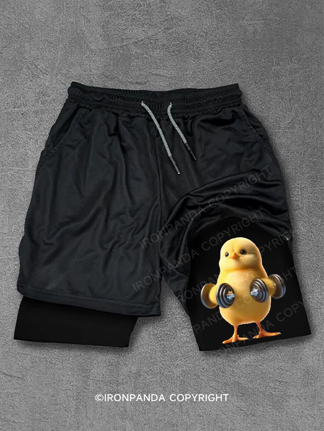 Dumbbell chicken Performance Training Shorts