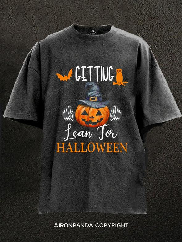 GETTING LEAN FOR HALLOWEEN Washed Gym Shirt