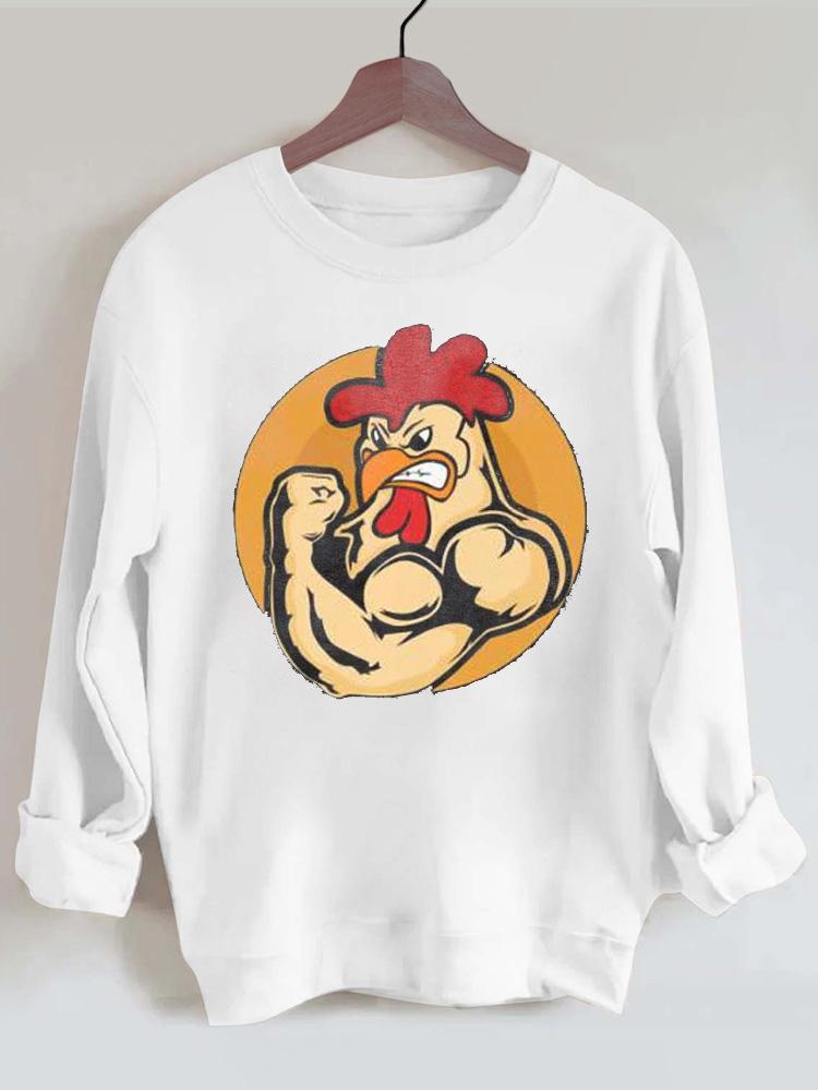 Muscle Chicken Vintage Gym Sweatshirt