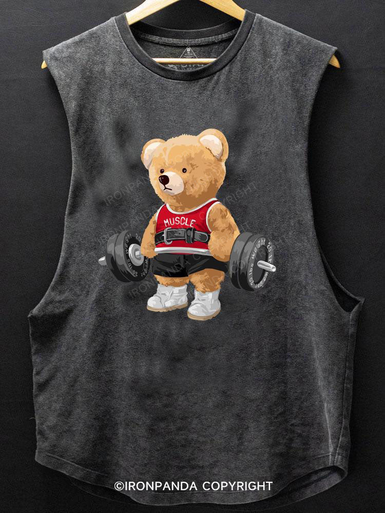 Exercise Bear SCOOP BOTTOM COTTON TANK