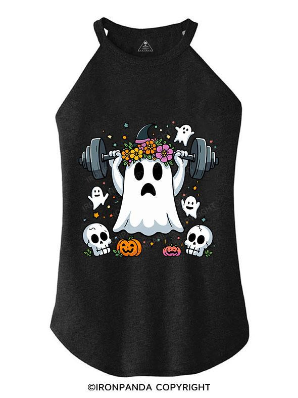 GHOST GETTING RIPPED TRI ROCKER COTTON TANK