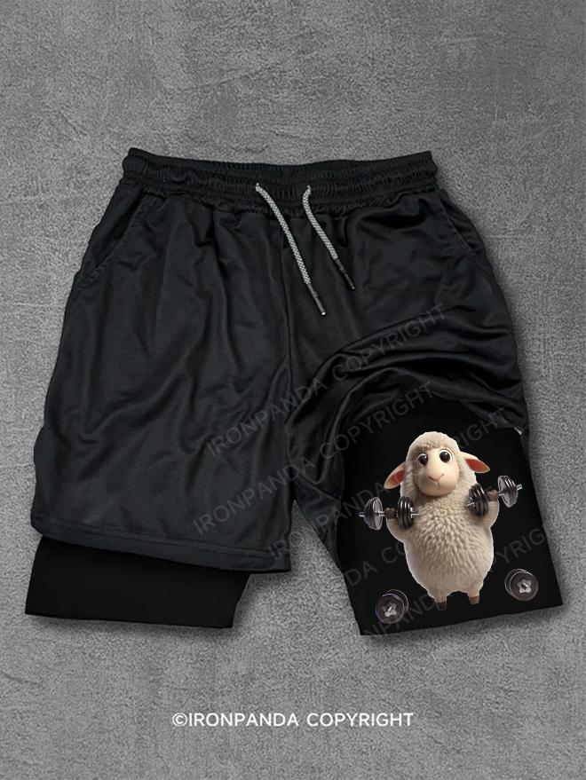 dumbbell sheep Performance Training Shorts