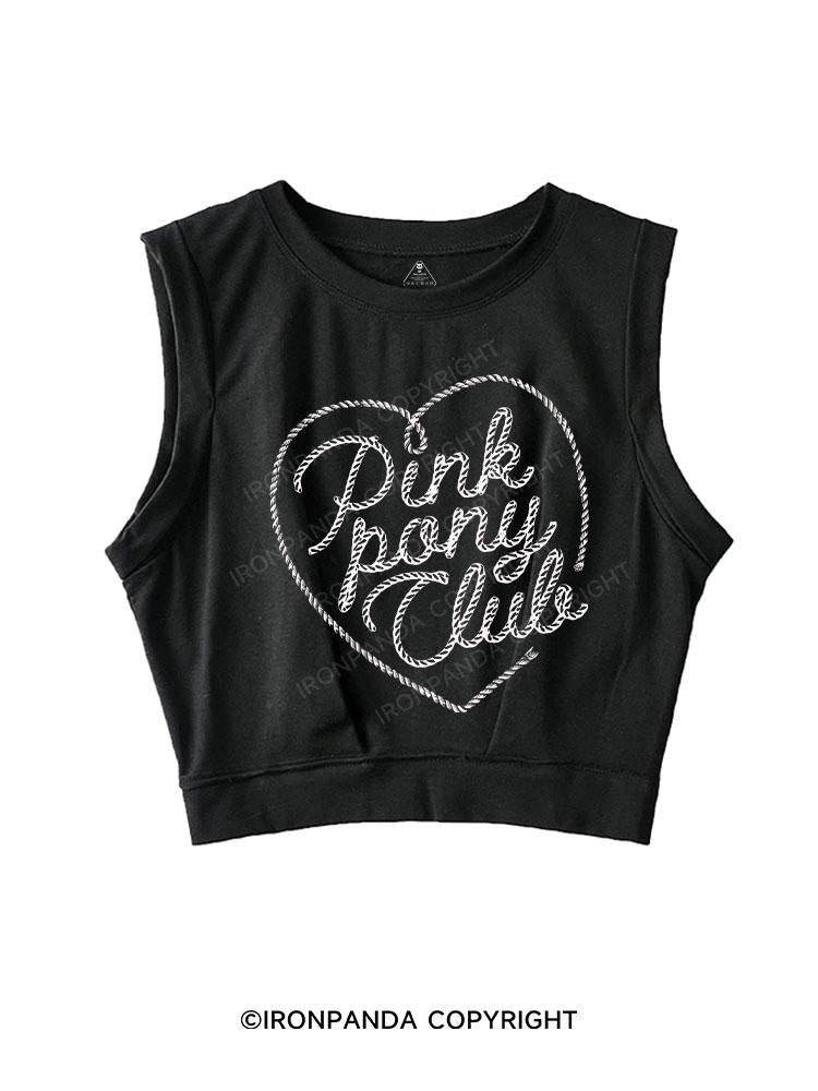 PINK PONY CLUB SLEEVELESS CROP TOPS